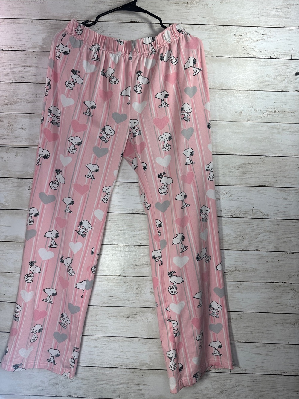 Munki Munki Peanuts Snoopy Pink Pajama Pants Size M